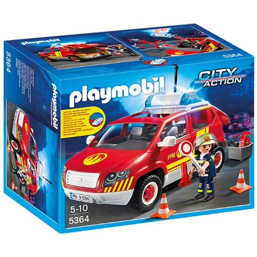 playmobil 6043 police van with lights and sound
