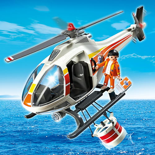 playmobil helicopter parts