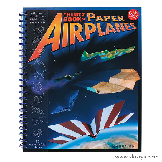 The Klutz Book of Paper Airplanes Smart Kids Toys
