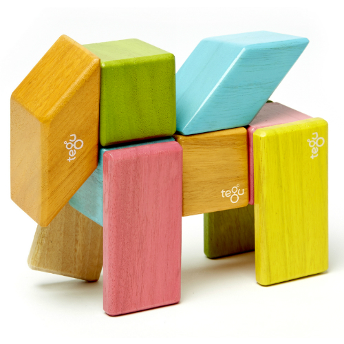 Tegu 14 Piece Magnetic Blocks Set - Sunset