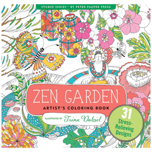 Zen Garden Adult Coloring Book Smart Kids Toys