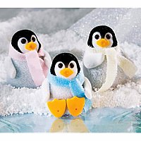 Calico Critters Fuzzy Penguin Triplets