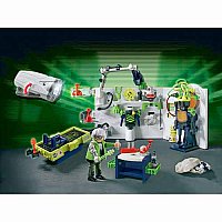 Playmobil Secret Agent Robo Gang Lab with Flashlight