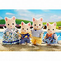 Calico Critters Silk Cat Family