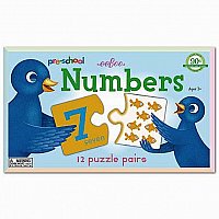 Eeboo Preschool Numbers Puzzle Pairs