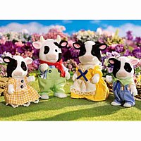 Calico Critters Friesian Cow Family