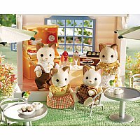 Calico Critters Buttercup Cat Family