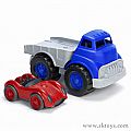 Green Toys Flatbed Truck & Race Car