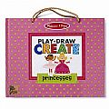 Green Start Play Draw Create Princess
