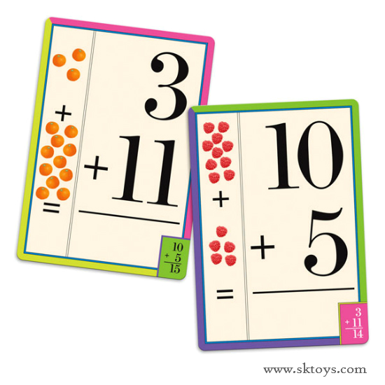 eeboo addition flash cards smart kids toys addition flash cards online