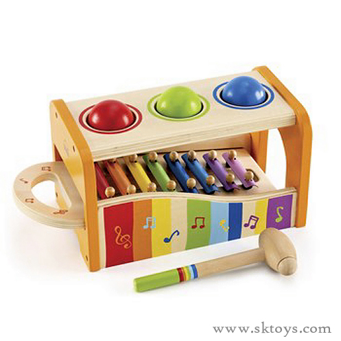 Hape Early Melodies Pound and Tap Bench - Smart Kids Toys