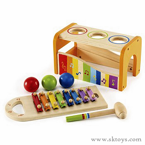 Hape Early Melodies Pound and Tap Bench - Smart Kids Toys