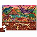 Above & Below Dinosaur World 48 PC Floor Puzzle