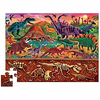 Above & Below Dinosaur World 48 PC Floor Puzzle