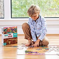 Above & Below Dinosaur World 48 PC Floor Puzzle