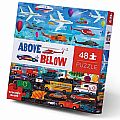 Above & Below Things That Go 48 PC Floor Puzzle