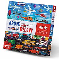 Above & Below Things That Go 48 PC Floor Puzzle