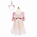 Alicorn Dress with  Wings and Headband - Size 3/4