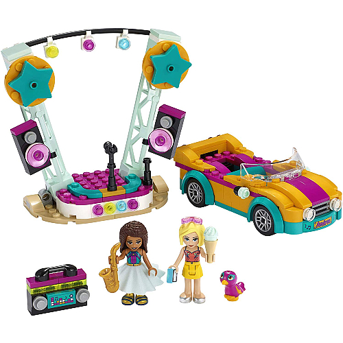 lego friends andrea car and stage