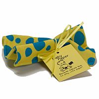 Baby Paper - Yellow with Blue Dots