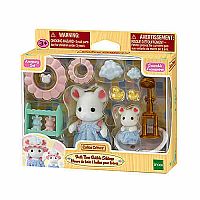 Calico Critters Bath Time Bubble Siblings 