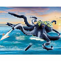 Playmobil Battle with Giant Octopus