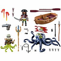 Playmobil Battle with Giant Octopus
