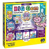 Big Gem Diamond Painting - Axolotl