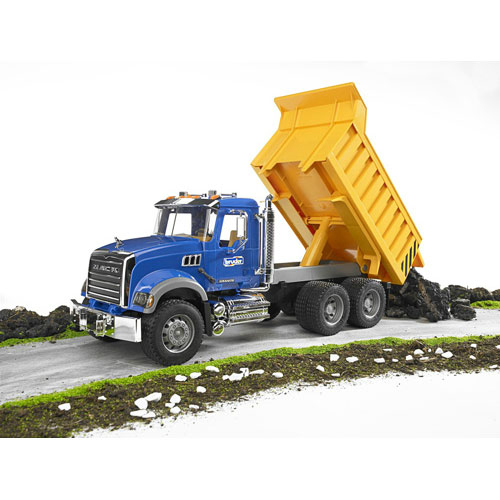 rc bruder mack dump truck