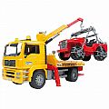 Bruder MAN TGA Tow Truck with Vehicle