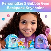 Bubble Gems Backpack Keychains