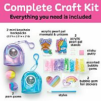 Bubble Gems Backpack Keychains