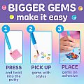 Bubble Gems Backpack Keychains