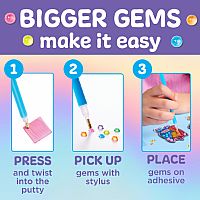 Bubble Gems Backpack Keychains