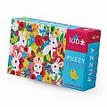 Bunny 100 Piece Fuzzy Puzzle