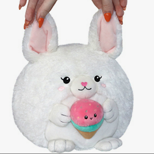 squishable fluffy bunny
