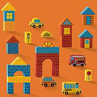 Busy City Deluxe Building Blocks