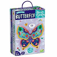 Simmery Butterfly Floor Puzzle