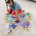 Simmery Butterfly Floor Puzzle