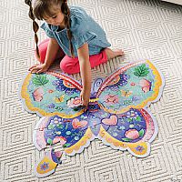 Simmery Butterfly Floor Puzzle