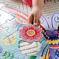 Simmery Butterfly Floor Puzzle