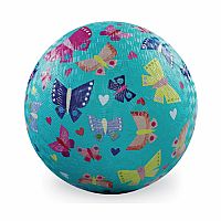 Playground Ball 7" Butterfly Rainbow