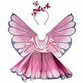 Butterfly Twirl Dress with Wings - Size 5/6