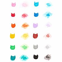 Cat Parade Watercolor Gel Crayons