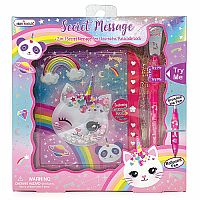 Caticorn 2-in-1 Secret Message Pen & Journal Set