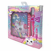 Caticorn 2-in-1 Secret Message Pen & Journal Set
