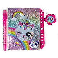 Caticorn 2-in-1 Secret Message Pen & Journal Set