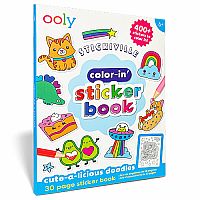 Color-In' Sticker Book - Cute-a-Licious