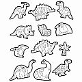 Coloring Sticker Set - Dinosaurs