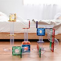 Connetix Rainbow Ball Run Pack 92 Pieces 